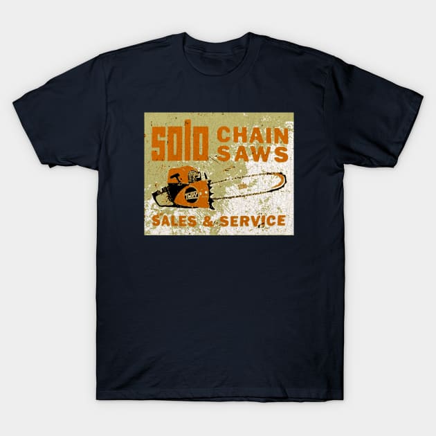 Solo Chainsaws T-Shirt by Midcenturydave